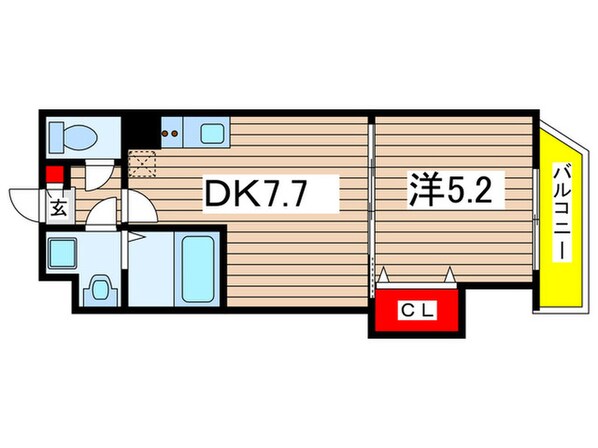 レジデンス千葉新宿の物件間取画像